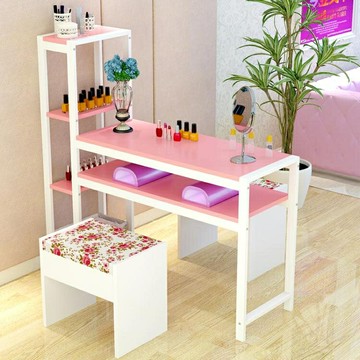 美甲桌 美甲桌椅套裝單人小型簡易雙人經濟型簡約現代雙層網紅美甲台 幸福驛站