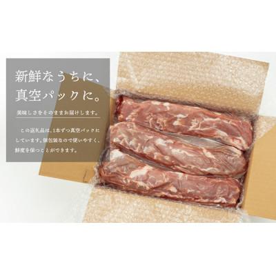 ふるさと納税 門川町 宮崎県産!豚ヒレブロック3本(計約1.2kg〜1.5kg)(門川町)