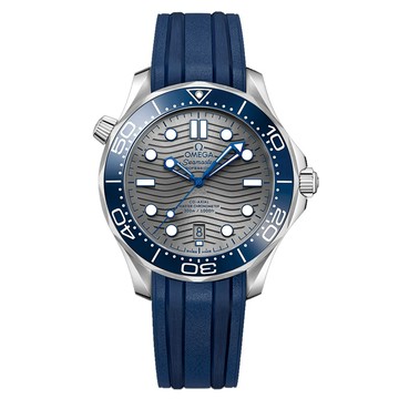 OMEGA 歐米茄 全新海馬同軸擒縱大師天文台橡膠款(210.32.42.20.06.001)x灰x42mm
