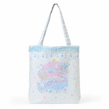 小禮堂 Sanrio 三麗鷗 直式肩背袋 (冬日星星亮晶晶)