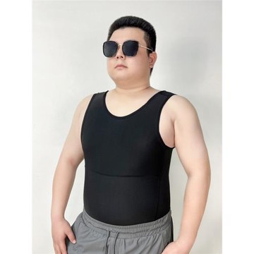 藏肉神器年輕版大碼男士收腹背心定型塑腰上衣雌化胸大肚腩緊身衣