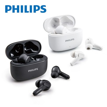 PHILIPS 強力低音入耳式無線藍牙耳機-TAT1109黑