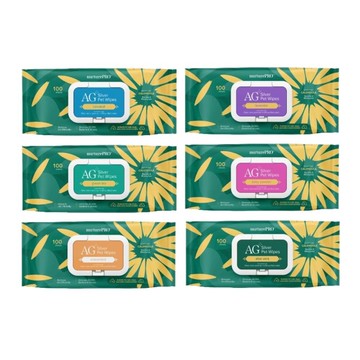 Nourish Life 天然密碼 AG+銀離子寵物濕紙巾 10抽/包 寵物濕紙巾『寵喵樂旗艦店』