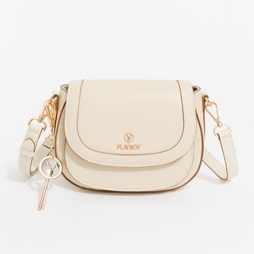 ✨喜迎春 - 獨享秒殺｜PLAYBOY-馬鞍包 Encounter系列 -米色(542-7604-01-7)