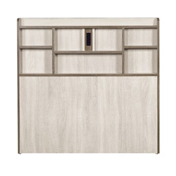 文創集 梅威3.5尺單人插座床頭片(不含床底＋不含床墊)-108x9x105cm免組