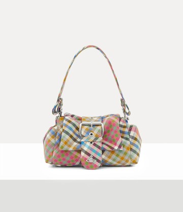 Vivienne Westwood Hazel Treasure Handbag Heather Check Multi