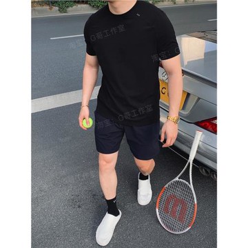 G哥工作室  zeroed 7寸夏季男士運動輕薄速干透氣健身短褲四分褲