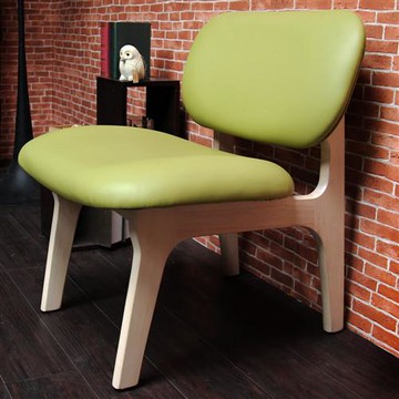 【H&D東稻家居】JUDY茱蒂簡約休閒椅/單人椅/皮椅-2色