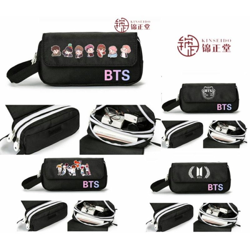 BTS グッズ ペンケース 文房具 大容量 軽量 ギフト 筆箱 化粧ポーチ