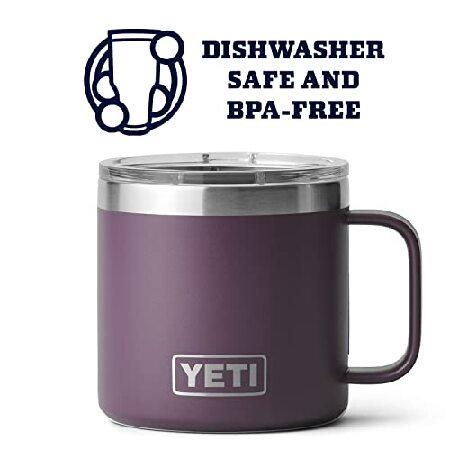 YETI Rambler oz Mug, Vacuum Insulated, Stainless Steel with MagSlider Lid, Nordic Purple