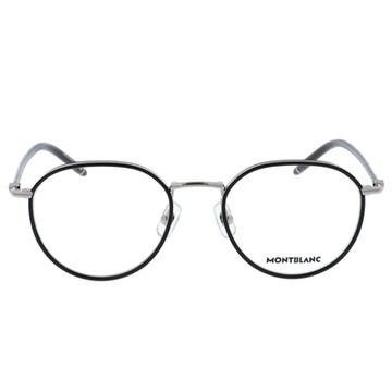 MONTBLANC | 逸韻華光細圓框眼鏡 | 質感黑銀