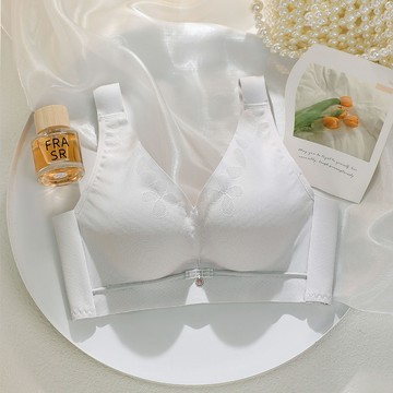 【Amhome】背心式薄內衣小胸防下垂聚攏舒適透氣美背蕾絲性感花瓣杯胸罩# 122827(現貨+預購)