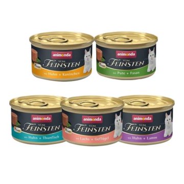 德國阿曼達ANIMONDA【24入組】85g 慕斯主食貓罐系列 (買二件送寵喵樂-貓草玩具x1包)