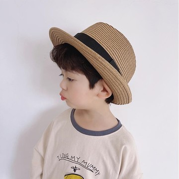【Baby童衣】親子遮陽爵士草帽 男女童草帽 女遮陽帽 外出帽 89017