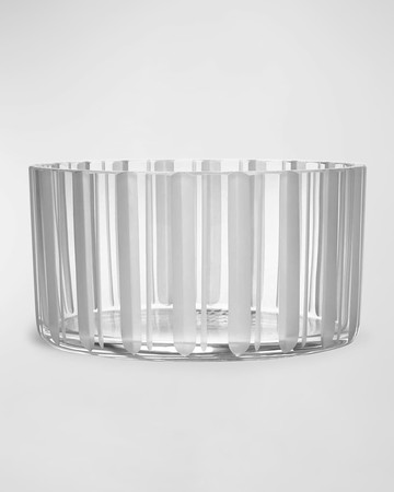 6" Cut in Number Stripes Bowl