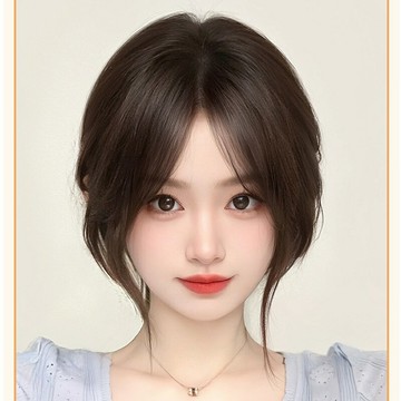 【巴黎精品】現貨+預購 女補髮塊真髮髮片透氣假髮片輕量隱形增髮量假髮接髮-立體蓬鬆自然4*6cm4款a1fv4