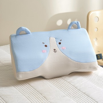 DON HOME 冰感造型蝶型枕  藍色  1件  50 x 30cm
