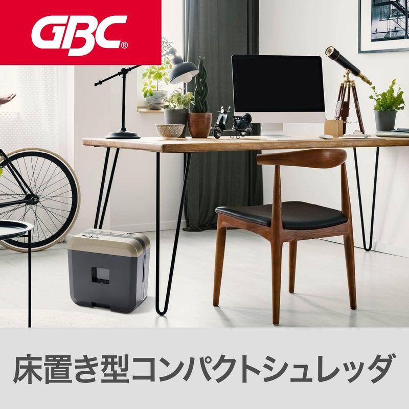 GBC シュレッダー 静音 家庭用 小オフィス用 極小細断 マイクロクロスカット 最大細断枚数7枚 連続使用約5分 プラスチックカードも細断