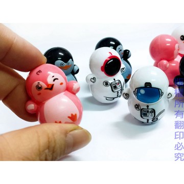 3D 不倒翁小公仔 多款多色 動物公仔不倒翁 可多款玩法 扭蛋玩具 收藏 贈品