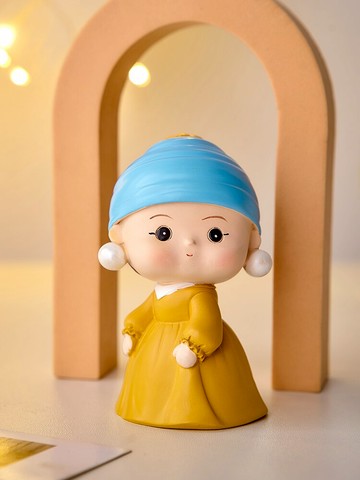 創意大藝術家系列桌面擺件可愛卡通兒童房電視柜裝飾擺設生日禮物