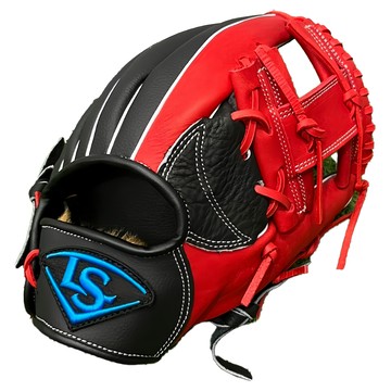 LOUISVILLE Slugger 路易斯威爾 LS 棒壘手套 BG 2.0系列 工字型  黑紅色  1個