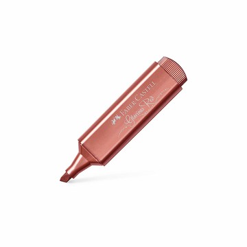 Faber-Castell 輝柏 扁頭金屬螢光筆 /支 紅色 154673【APP滿額下單10%點數(單一帳號最高5000點)】1/31止