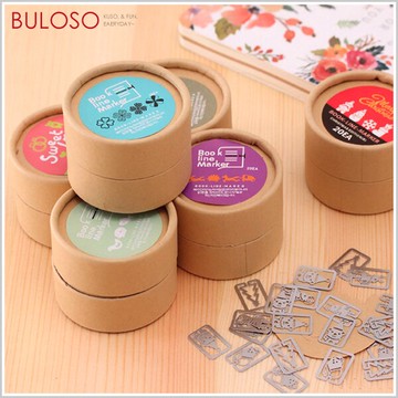 造型迷你金屬書籤　書簽 書夾 書卡 分頁卡 標示 重點 文具（可挑色 款）【A400336】【不囉唆】