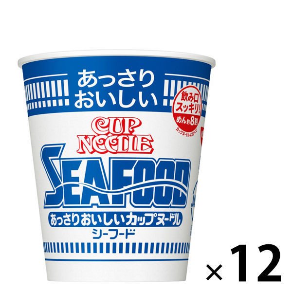 日清食品日清食品 あっさりおいしいカップヌードル シーフード 12個