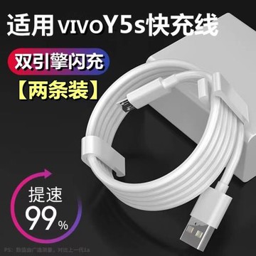 適用vivoY5S充電器頭9V2A手機閃充雙引擎vivoY5s數據線充電頭充電線快充