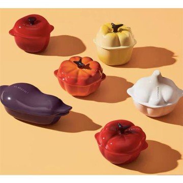 法國酷彩LeCreuset炻瓷烤罐陶瓷食品儲物罐果醬烤罐烤碗收納盒子