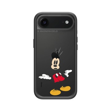 iPhone Air Mod NX -邊框背蓋組合 (相機按鈕) 黑 - 迪士尼-米奇 Mickey - 黑標款-米奇只有彩色