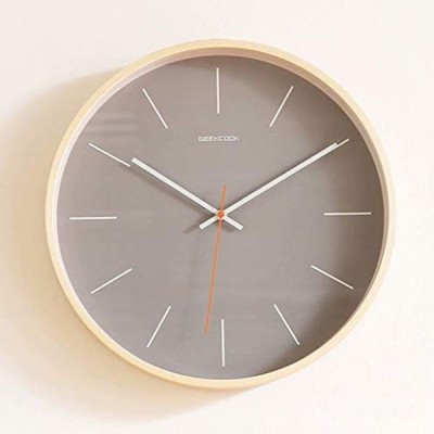クロック シンプル 木製 壁掛け時計 モダン 円形 連続秒針 静音 無音 時計 壁掛け デザイン 子供部屋 可愛い おしゃれ インテリア プレゼント 通販 Lineポイント最大get Lineショッピング