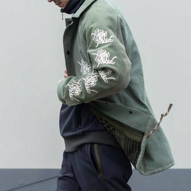 ink インク 日本製 SEWING HAND COACH JACKET ソーイングハンド コーチ 