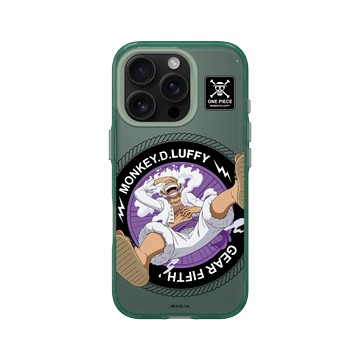 iPhone 16 Pro Clear 憂墨綠 - 航海王 One Piece - Gear 5 - 魯夫大笑