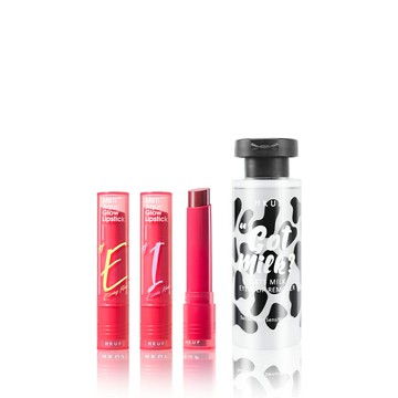 MKUP 美咖【新品上市】MBTI水光果凍唇膏 2入組+燕麥奶眼唇卸妝液