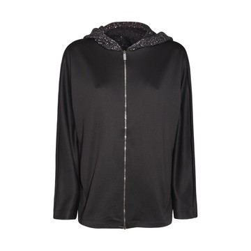 Fabiana Filippi - Balck Cotton Blend Sweatshirt