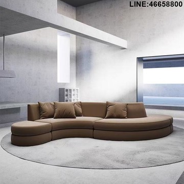 免運 開立發票 沙發 s形沙發圓形沙發半圓弧形休閑洽談沙發北歐風美容院高級輕奢沙發