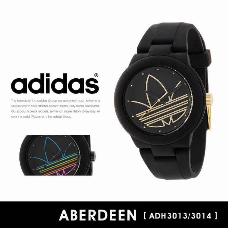 Adidas originals adh3013 black silicone outlet watch