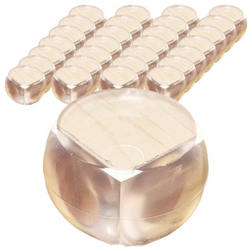 透明防撞角 桌角保護套  2.5 x 2 x 1.8cm  圓形  30個