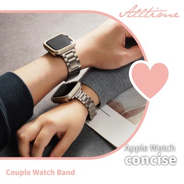 ALL TIME 經典鈦錶帶 男女限定組合(22mm+16mm)Apple Watch 42/44/45/49Ultra
