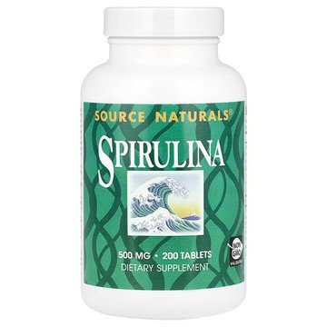 Source Naturals, 螺旋藻，500 毫克，200 片