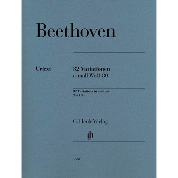 【599免運費】亨樂鋼琴- HN1388 貝多芬 -  32 Variations In C-minor WoO 80