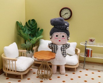 毛毛頭 - Lucy - 迷你手工娃娃 / 吊飾