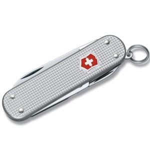 Victorinox ビクトリノックス　Swiss Army 7機能マルチツール Silver Alox Classic SD Pocket Knife　（シルバー）