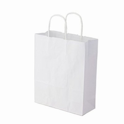 ＊最安挑戦＊ヘイコー 手提 紙袋 25CB S シロ 26x10x31cm 50枚