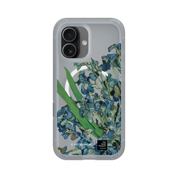 iPhone 17 AirX 流變灰 - Van Gogh Museum - 鳶尾花 - 透明
