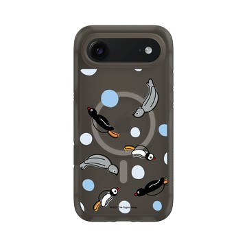 iPhone Air AirX 本質黑 - Pingu 企鵝家族 - 一起游泳