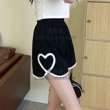 運動短褲子女夏季薄款寬松顯瘦新款百搭潮大碼休閑熱褲闊腿褲【步行者戶外生活館】
