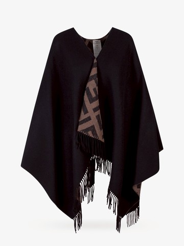 Wool and cashmere poncho - FENDI - gender_Woman