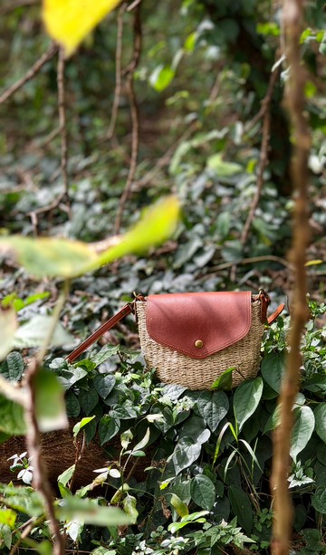 只為你訂製 拉菲草彎彎包